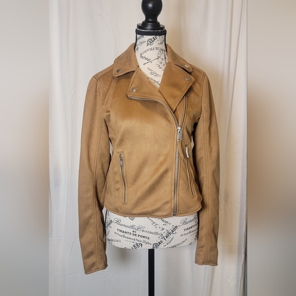 Aeropostale Jackets & Blazers - Aeropostale vegan leather (suede) Moto Jacket.  Size Medium.